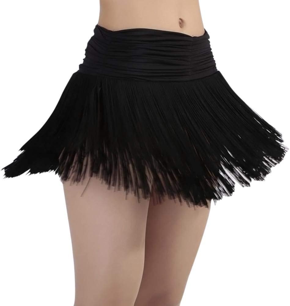 Jupe Paillettes Franges Danse Ventre - Hanches écharpe Festive Femme