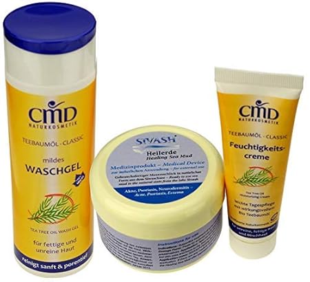 Sivash-Heilerde 250 g + Teebaumöl-Waschgel 200 ml + Feuchtigkeitscreme 50 ml