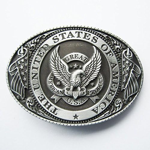 Original USA Eagle United States Flags Metal Belt Buckle