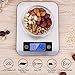 Digital Kitchen Scale Food Scales, CUSIBOX Postage Scale Multifunction Stainless Steel Accuracy with LCD Display and Tare Function for Baking and Cooking (Silver)