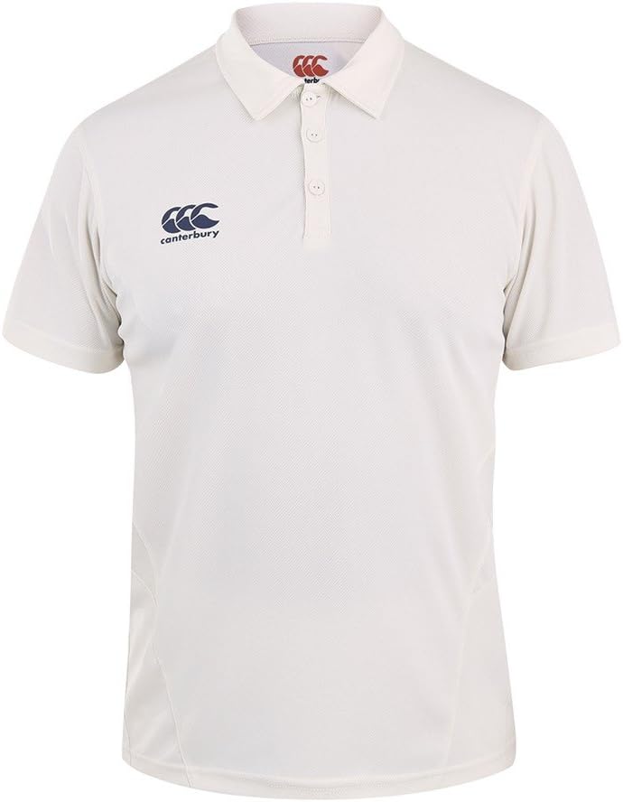 Canterbury Mens Wicking CCC Logo Cricket Polo Shirt