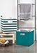 DII Poly-Cube Storage Collection Hard Sided, Collapsible Solid, Large, Teal