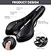 SGODDE Comfortable Bike Seat-Gel Waterproof Bicycle Saddle with Central Relief Zone and Ergonomics Design for Mountain Bikes,Road Bikes,Men and Womenthumb 1