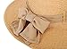 Straw Hat Women's Wide Brim Summer Beach Sun Hat w/Bowtie Ribbon