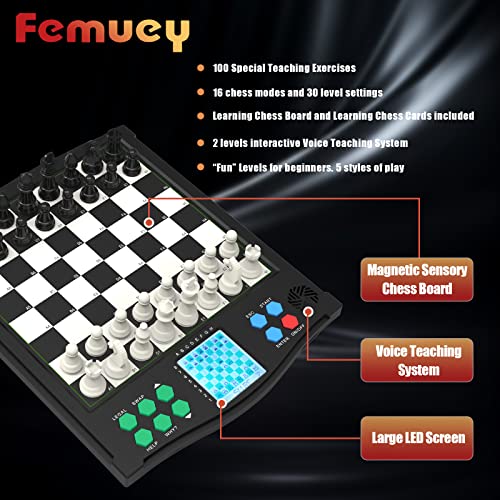 Electronic Chess Set, Board Game, Computer Chess Game, Chess Set Board