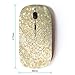 KawaiiMouse [ Optical 2.4G Wireless Mouse ] Sparkling Glitter Gold Sand Summer