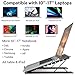MaxGear Laptop Stand Adjustable Portable Laptop Holder for Desk Mesh Metal Ventilated Notebook Riser for MacBook Air Pro, Dell XPS, More 10-17 inches PC Computer, Tablet, iPad (Black)thumb 3