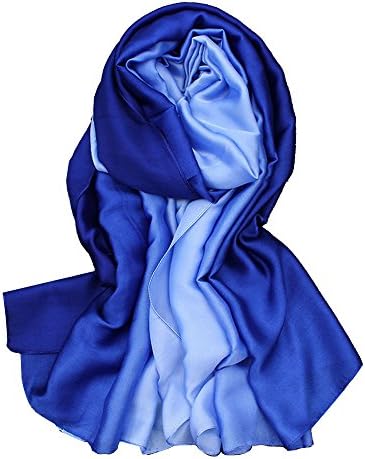 EZ Collection Solid Colored Neck Scarf (Blue)