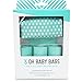Oh Baby Bags Diaper Bag Clip-On Dispenser Gift Box with Scented Disposable Bags for Dirty Diapers - Recycled Plastic - Seadot Duffle Plus 48 Seafom Scented Bags