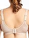 SYROKAN Women's Plus Size High Impact No-Bounce Full Figure Cami Sports Bra Beige 36F