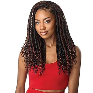 Amazon Com Outre Crochet Braid 30 Strands Straight Bahama Locs