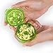 Ergonomic, No Mess Garlic Press with a Twist, Crusher and Mincer, Green