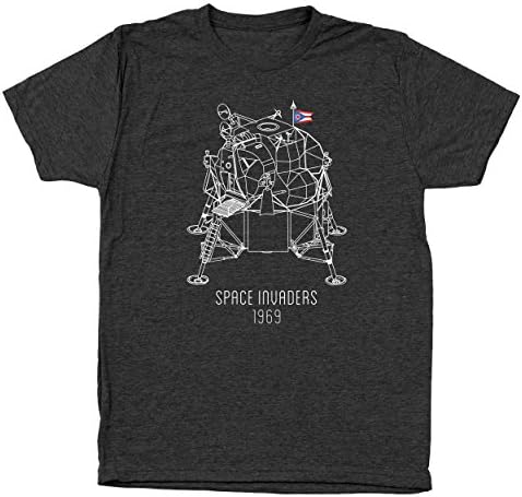 Space Invaders 1969 Men's Tri-Blend T-Shirt XX-Large Heather Black