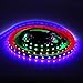 Aclorol WS2811 Addressable LED Strip 5050 RGB 5m 300LEDs Flexible Rope Light Dream Color Non-Waterproof Black PCBDC 12V