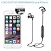 Sports Headphones GUSGU Wireless Earphone Stereo Sports Earbuds in Ear Bluetooth Headphones with Magnetic Design for Running(Noise Cancelling Mic,Snug Silicon Earbuds)