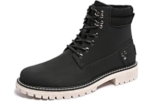 CARLKARIDA Mens Snow Boots Fur Lined Hiking Boots Waterproof Anti-Slip Outdoor Climbing Shoes