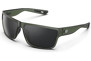TOREGE Polarized Sports Sunglasses for Men and Women Cycling Running Golf Fishing Sunglasses TR26