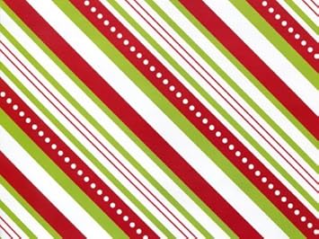Amazon Com Red Lime Green Candy Stripe Christmas Gift Wrap