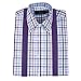 Vittorino Boys' Dress Shirt with Matching Bowtie and Suspenders Set, Purple, 10/12