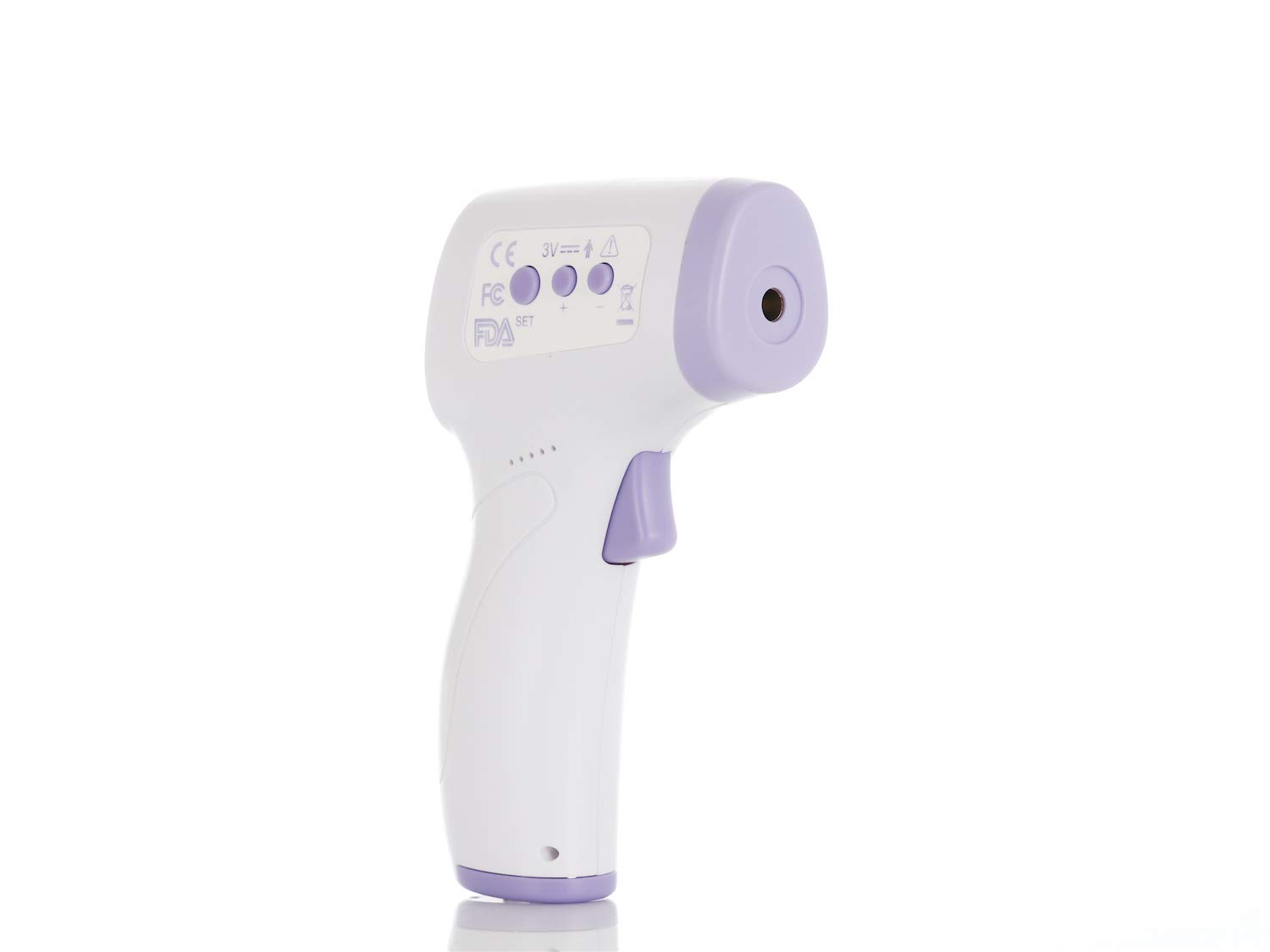 LyfTrack 999008636 Digital non-contact IR thermometer, Purple / White - Image 3
