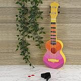 The Magic Toy Shop 19" Pink Ukulele Guitar 4 Strings Musical Instrument view 5