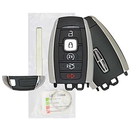 QualityKeylessPlus New Lincoln Continental, Navigator, MKC, MKS Smart Keyless Proximity Remote FCC ID M3N-A2C94078000 P/N 164-R8154 FREE KEYTAG