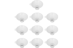 10Pcs Calculi Strainer, Plastic Kidney Stone Collector Funnel with Mesh Screen Filters for Straining Urine and Pee, Pee Funne