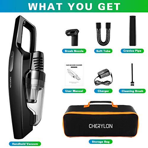 Handheld Vacuum Cordless, CHERYLON Portable Vacuum with 150W High Power