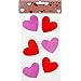 Valentines Window Gel Clings 6 Pack Valentine Heart Gel Stickers Party Decorations Accessories, I Love You, Red Pink Hearts, Key to My Heart, For Kids, School, Classroom, Home Decor By Gift Boutique