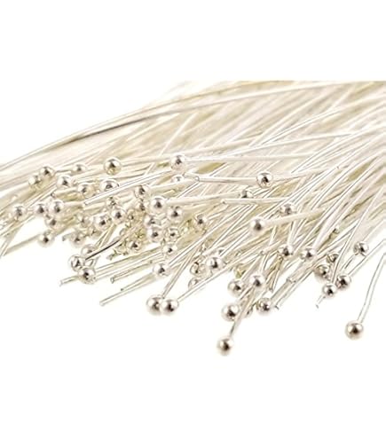 Amazon.com: 144 Head Pins .029dia X 4 Inch Silver Plating
