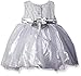 Blueberi Boulevard Baby Girls' Sparkle Jacket Dress, Silver, 24 Months