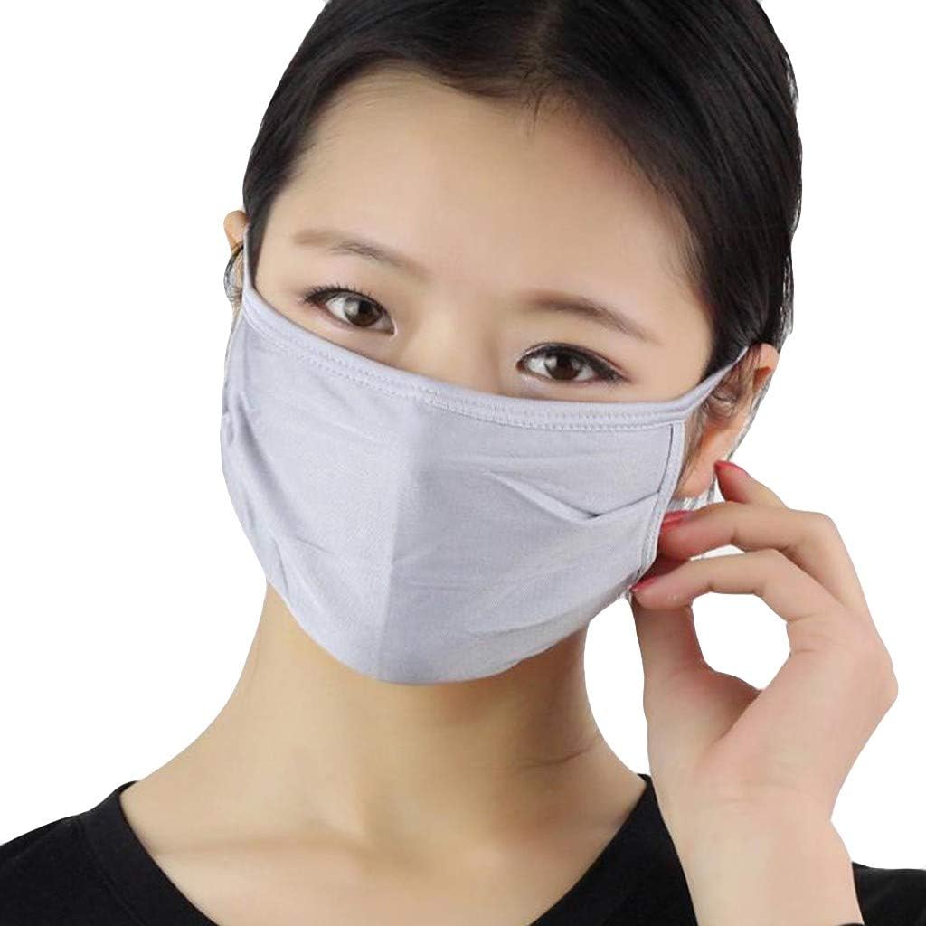 TIANMI Women Silk Reusable mäsks Filter Air Filtration mäsks Earloop Face mäsks Pollen Allergens Disposable Face mäsks Cotton Mouth Face mäsks Mouth Cover Black Face mäsks Unisex