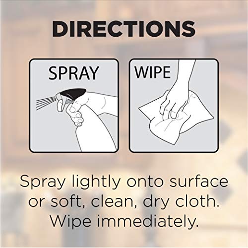 Weiman Wood Cleaner and Furniture Polish Spray - 16 Fluid Ounce