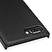 TETDED Premium Leather Case for BlackBerry KEY2 BBF100-1 BBF100-2 BBF100-4 BBF100-6 Dual SIM, Snap Cover (Nappa Black)