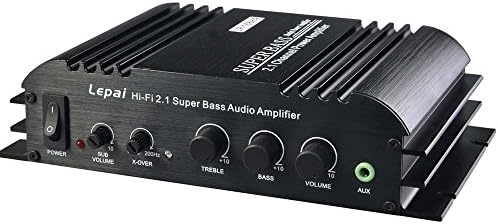 Polarlander Hi Fi 2 1スーパーベースオーディオアンプ168sサブウーファーパワーアンプオートバイカーオーディオ