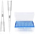 10µL Filtering Pipette Tips - Universal Filter Pipette Tips - Racked,RNase/DNase Free & Pyrogen Safe, Clear, 96 Tips/Rack Pk x 10 Racks（960 Tips）