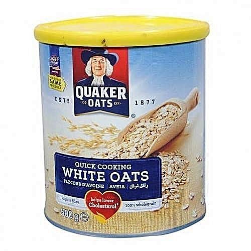 jai jinendra Quaker Tin of White Oats (500 g)