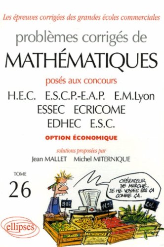 Problèmes corrigés de mathématiques