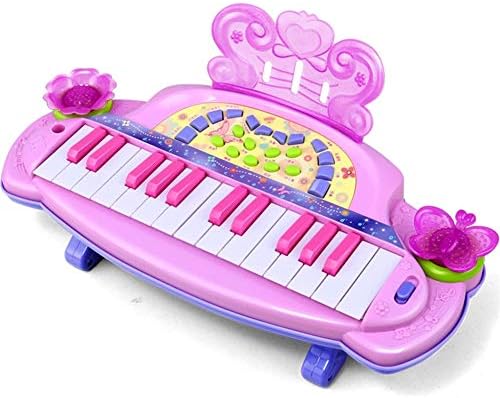 Nshun 子供のおもちゃおもちゃのピアノ 子供のキーボード37キーおもちゃのピアノキーボードカラフルなライト教育玩具0 3歳の幼児のための