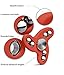 Gorilla Spinners - Upgraded Fidget Spinner Toy with High Speed Quiet Bearing in Premium Metal Gift Box, 2-5 min of Spin Time (red)
