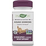 Nature's Way Ginseng, Asian Standardized (Packaging May Vary) , 60 Count (Pack of 1)