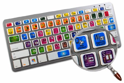 NEW MAGIX VEGAS KEYBOARD LABELS SHORTCUTS FOR DESKTOP, LAPTOP AND NOTEBOOK