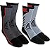 Hyp Marvel Deadpool Angry Eyes Logo Men's Athletic Crew Socks 2 Pair Pack