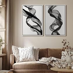 MUDECOR Framed Canvas Print Wall Art Set Flowing