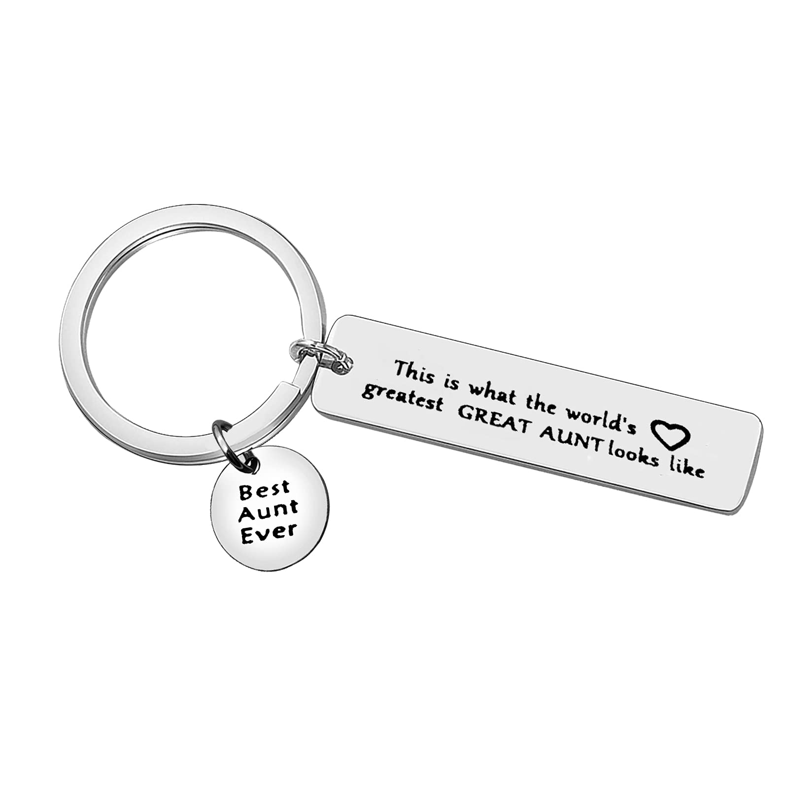 Ximalun Auntie Keyring Gifts This is What The World's Greatest Great Aunt Looks Like Keyring Best Aunt Ever Gifts Mothers Day Gifts for Auntie Christmas Birthday Gifts Auntie Gifts from Niece Nephew