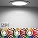 TORCHSTAR 12-Pack 5/6 Inch LED Recessed Downlight, Baffle Trim, Dimmable, 15W (120W Eqv.), CRI 90, UL Listed, 1100lm, 5000K Daylight, Simple Retrofit Installation