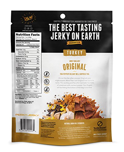 Perky Jerky Turkey Bag, Original, 2.2 Ounce