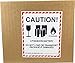 Caution Lithium Ion Battery Transport Warning Labels 4 x 4 3/4 Inch 500 Adhesive Stickers