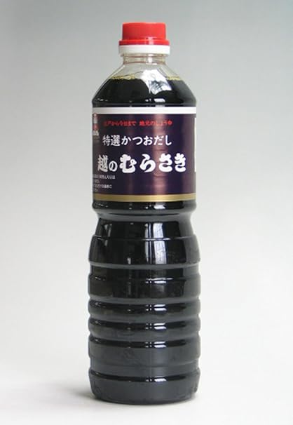 Amazon 特選かつおだし 越のむらさき 1000ml 越のむらさき しょうゆ 通販