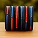 Combined Thin Red and Thin Blue Line Wristbands